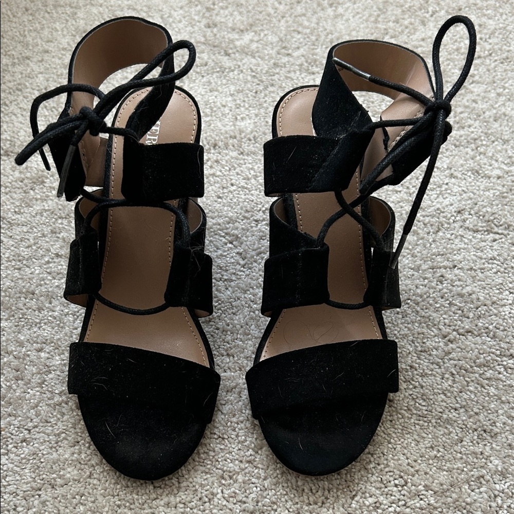 Merona Black Strappy Sandals